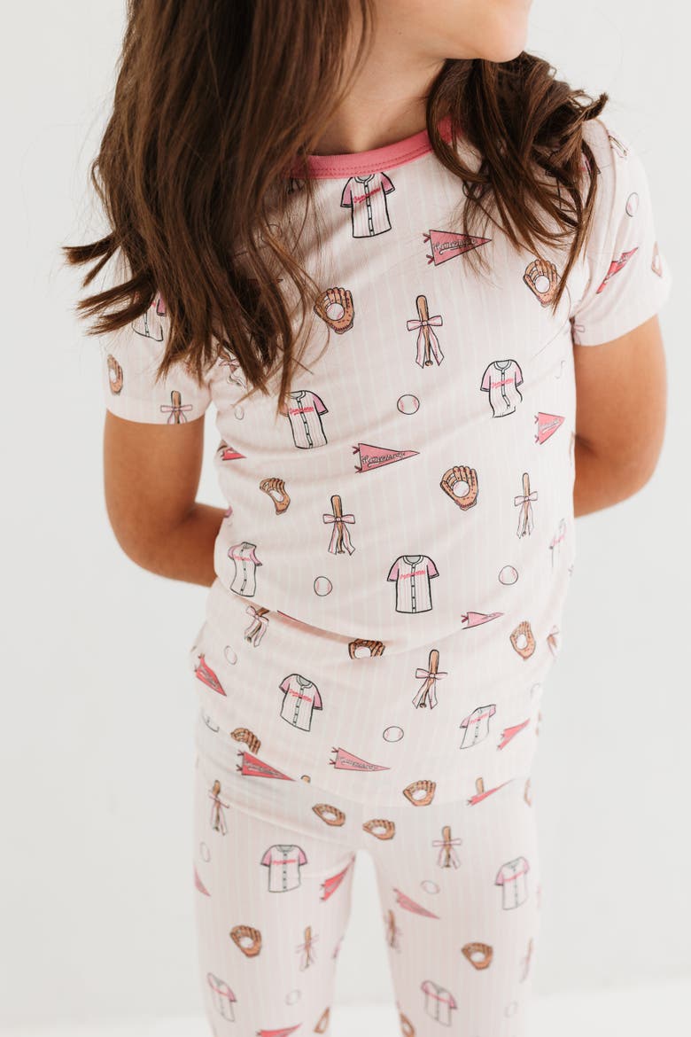 Baseball Two-Piece Set, Alternate, color, Light Pink