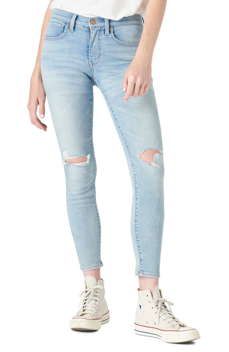 Lucky Brand Ava Ankle Skinny Jeans, Main, color, 