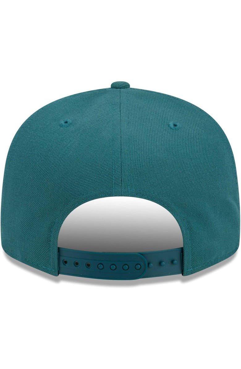 New Era Men's New Era Midnight Green Philadelphia Eagles Word 9FIFTY Snapback Hat, Alternate, color, 