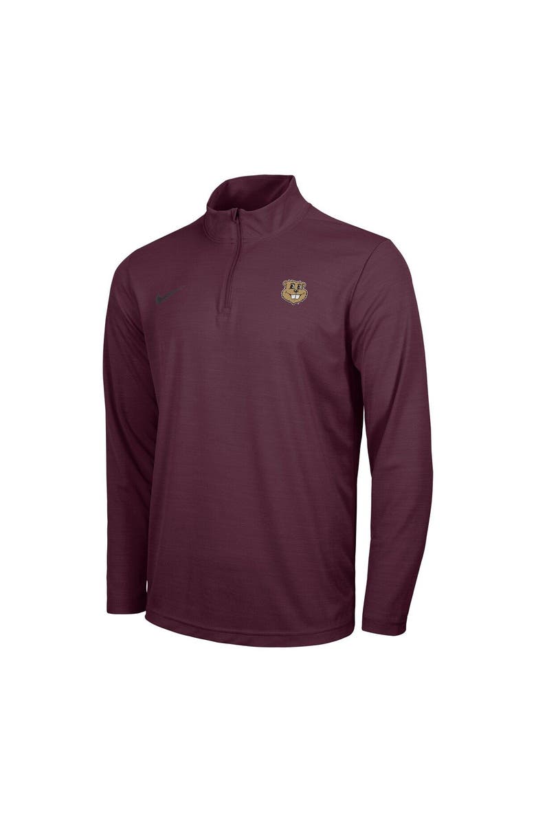 Nike Men's Nike Maroon Minnesota Golden Gophers Team Intensity Performance Quarter-Zip Jacket, Alternate, color, 