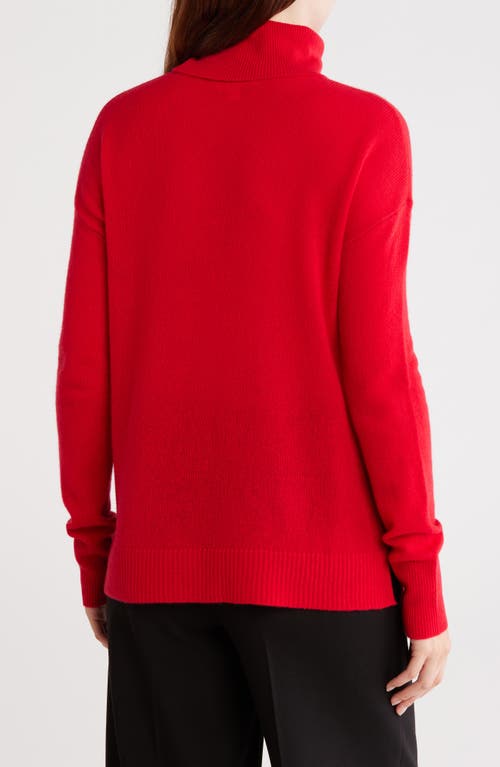 Nordstrom Cashmere Turtleneck Sweater In Red