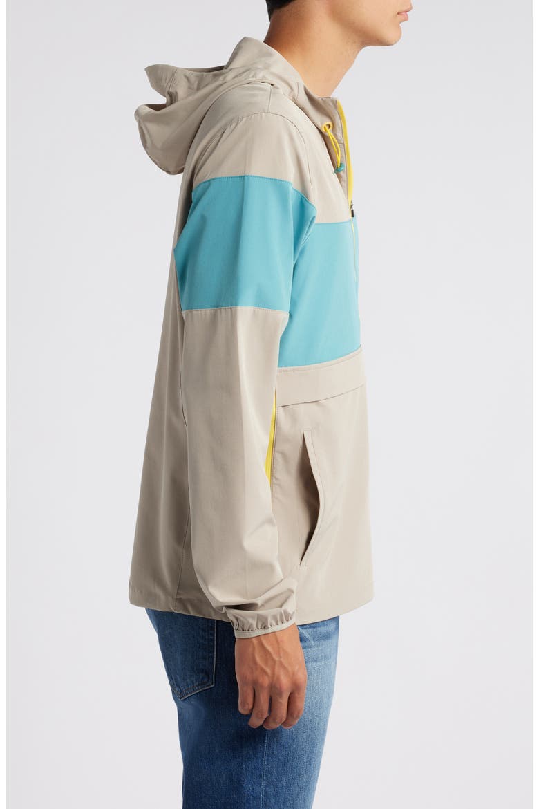 Holden Water Resistant Anorak, Alternate, color, TAN PACIFIC