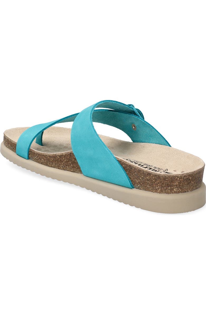 Mephisto Helen Toe Loop Sandal, Alternate, color, Turquoise