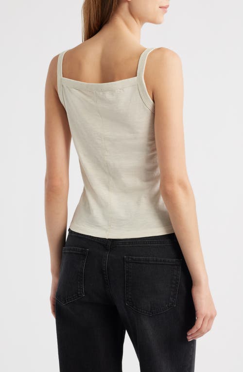 Rag & Bone The Slub Cotton Square Neck Tank