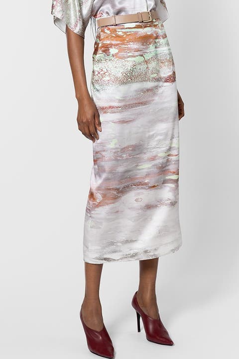 Irma High Waisted Printed Skirt