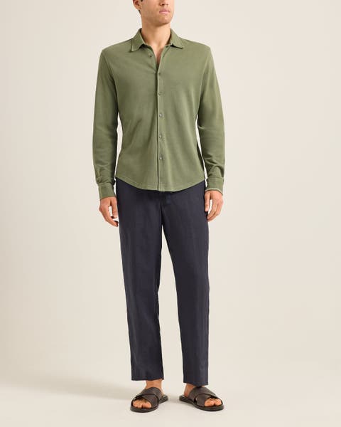 Giles Garment Dye Tailored-Fit Shirt