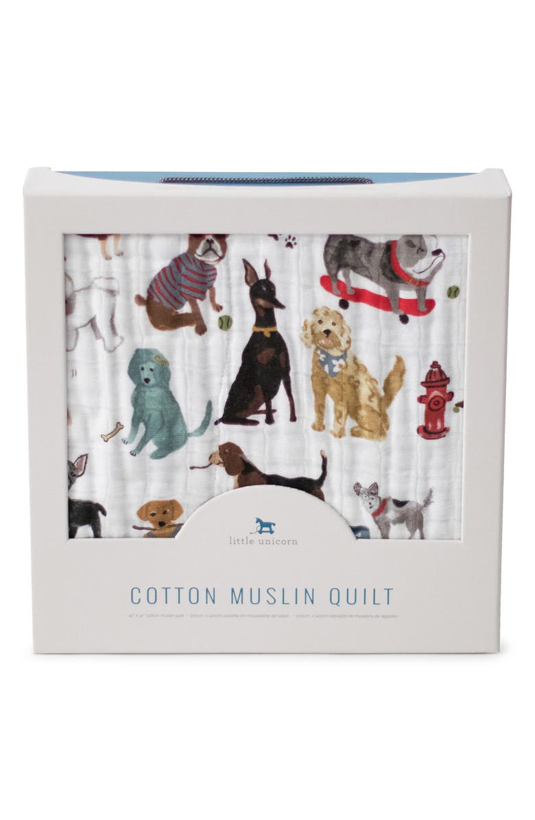 little unicorn Original Cotton Muslin Quilt, Alternate, color, Woof