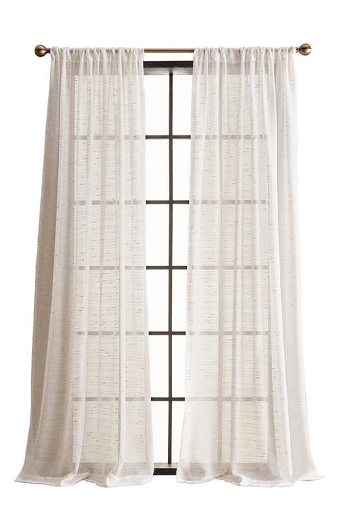 Urban Sparkle Pole Top Set of 2 Curtain Panels