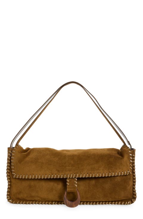 Harlow Leather Messenger Bag