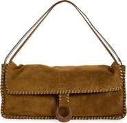 STAUD Harlow Leather Messenger Bag