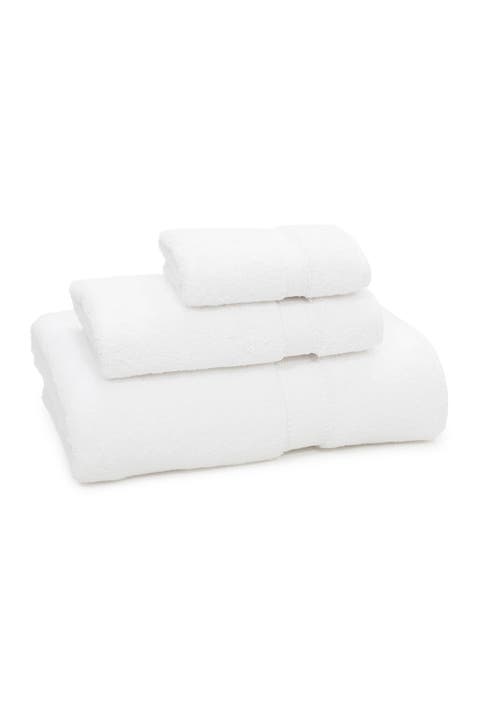 Sinemis Terry 3-Piece Towel Set - White