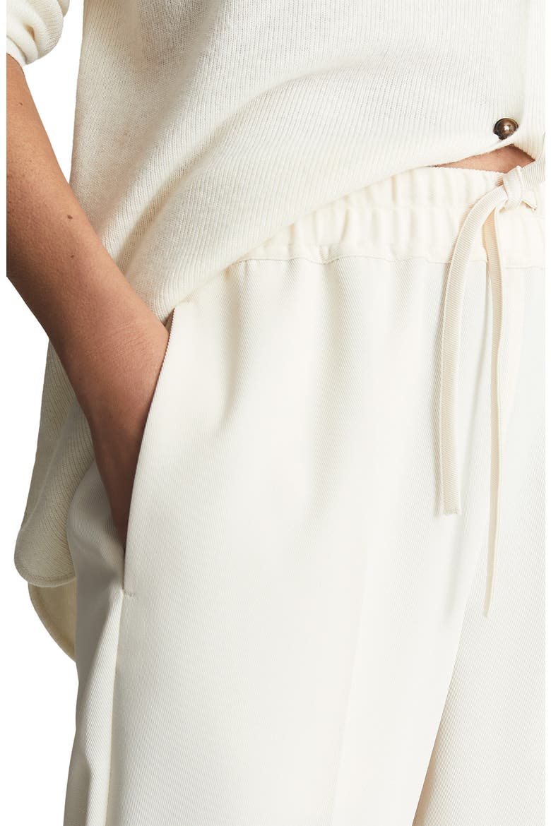 Hailey Drawstring Trousers, Alternate, color, WHITE