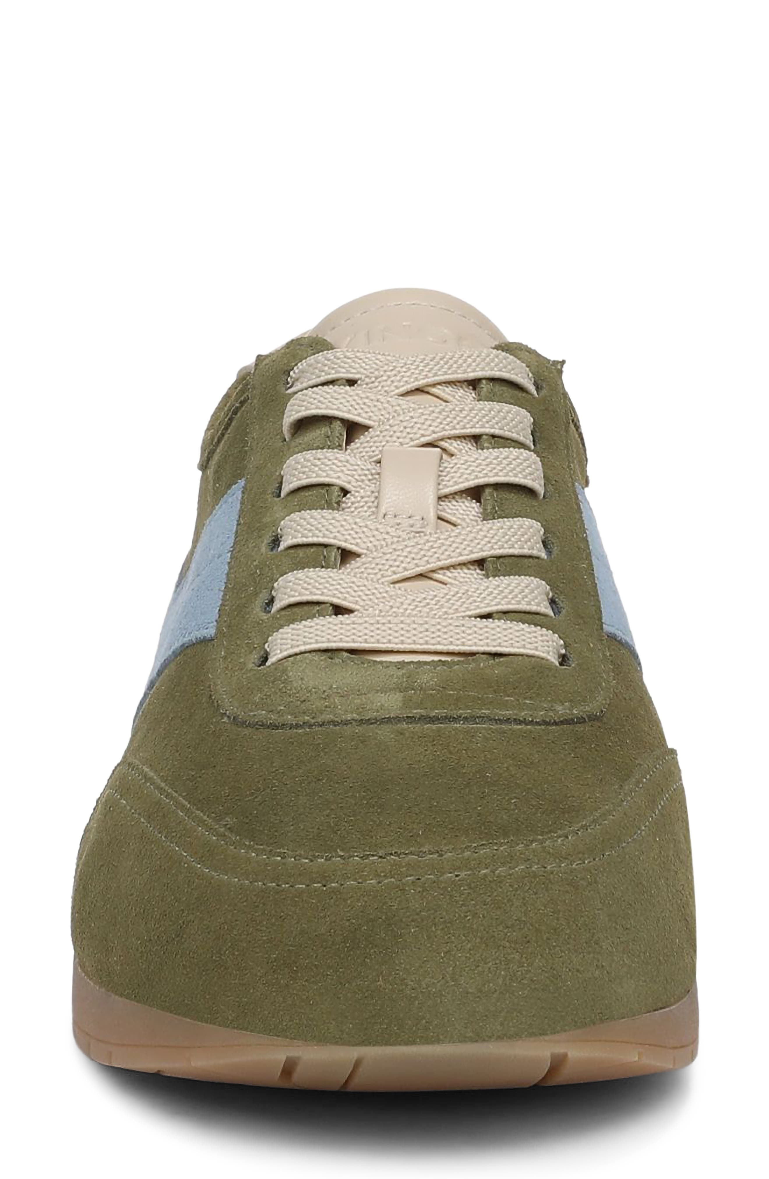 Vince LA Runner Sneaker, Alternate, color, Loden Green/ Glacial Blue