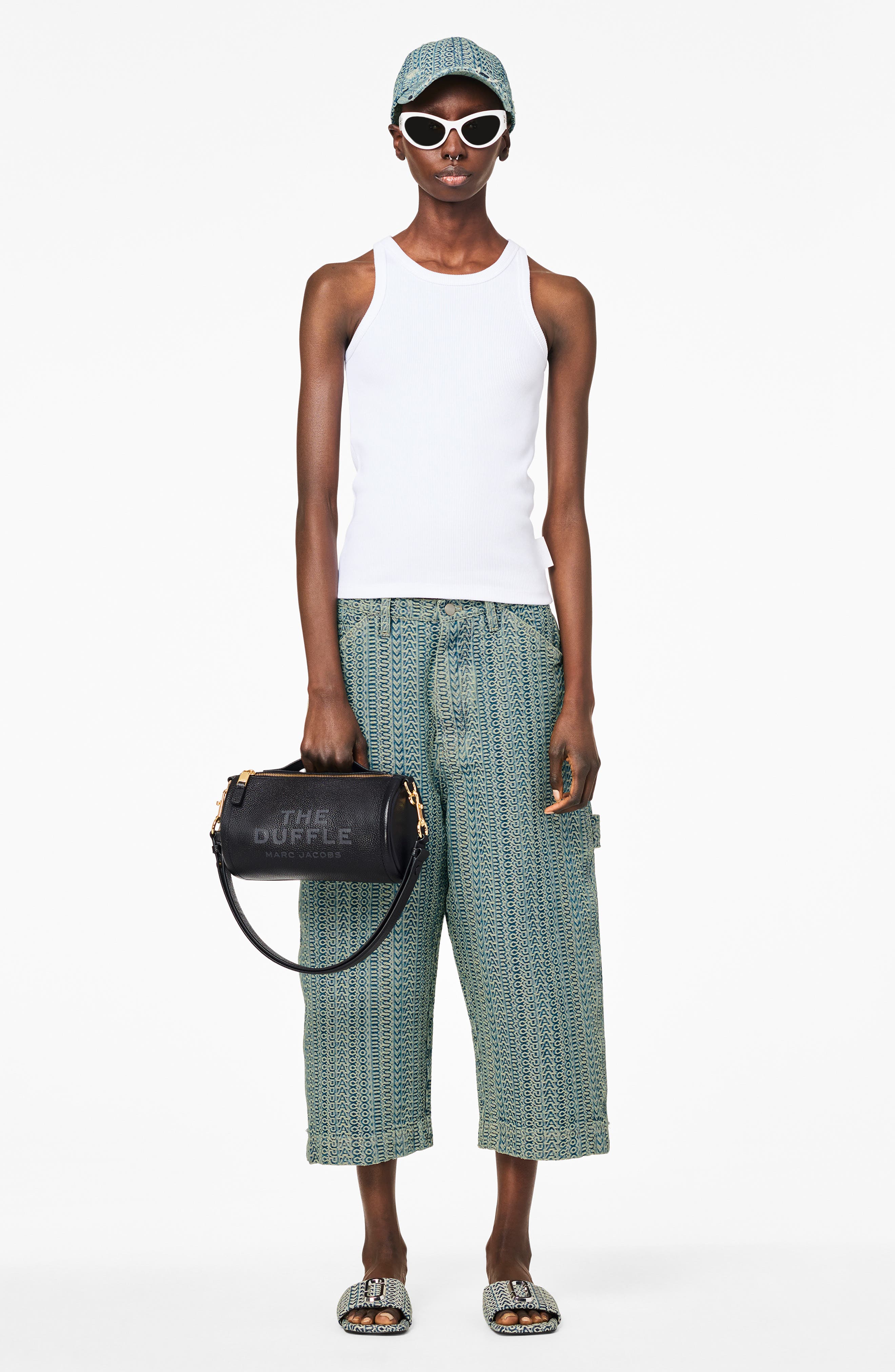 Marc Jacobs The Leather Duffle Bag, Alternate, color, 