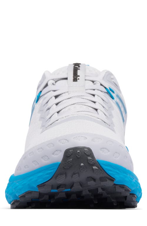 Columbia Konos™ Trs Outdry™ Waterproof Hiking Shoe In Cumulus Grey/blue Echo
