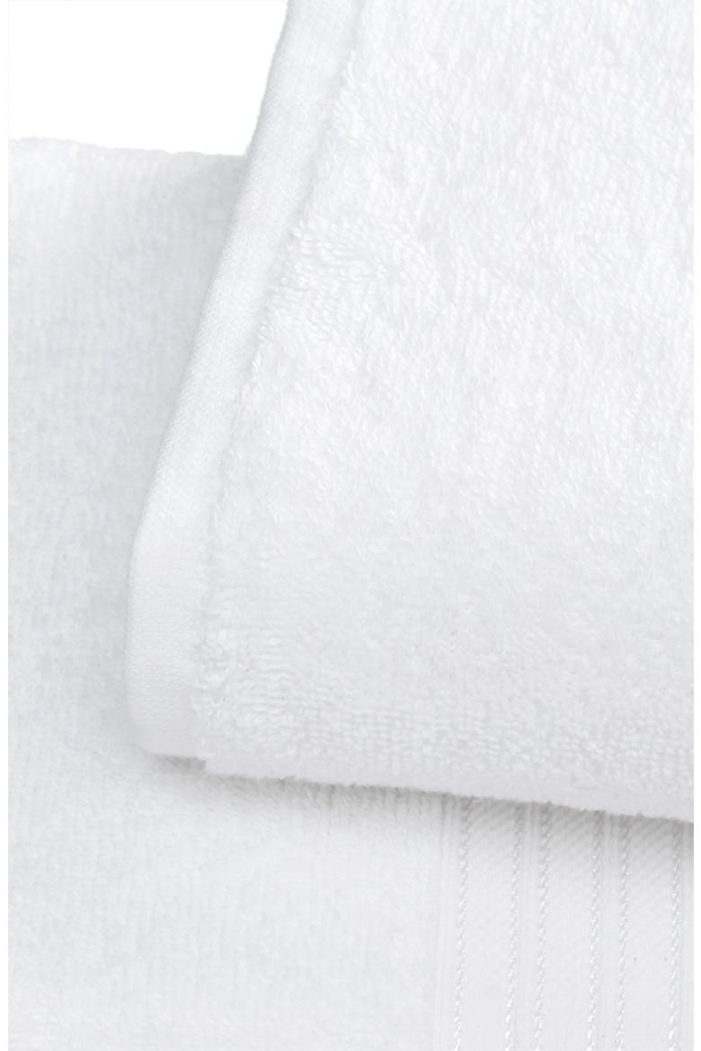Quick-Dry Cotton 6-Piece Towel Set, Alternate, color, SOLID - WHITE