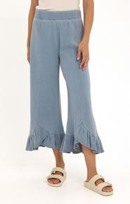 Threads 4 Thought Akela Organic Cotton Terry Cloth Ruffle Hem Pants