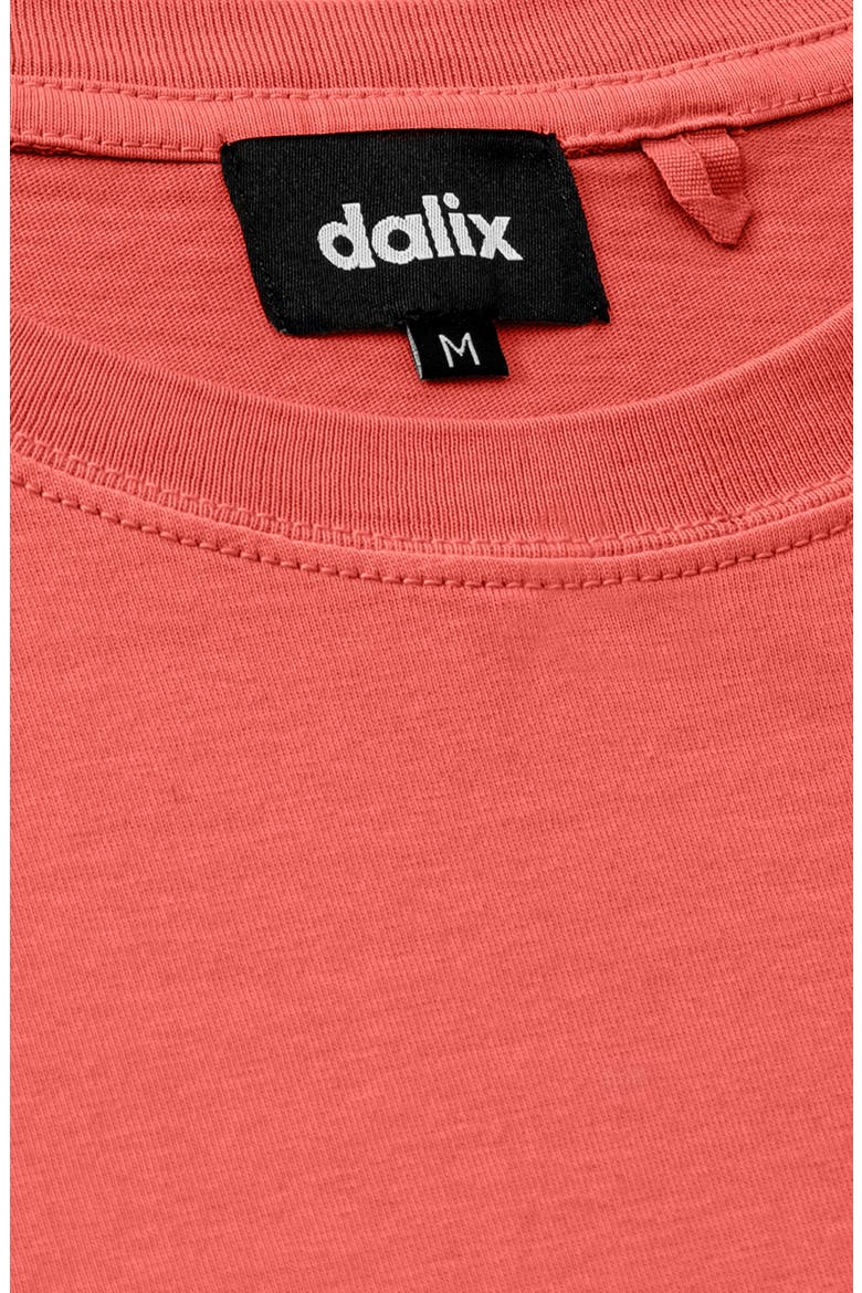 Mens Lil Martini Midweight Garment Dye Tee, Alternate, color, Flamingo