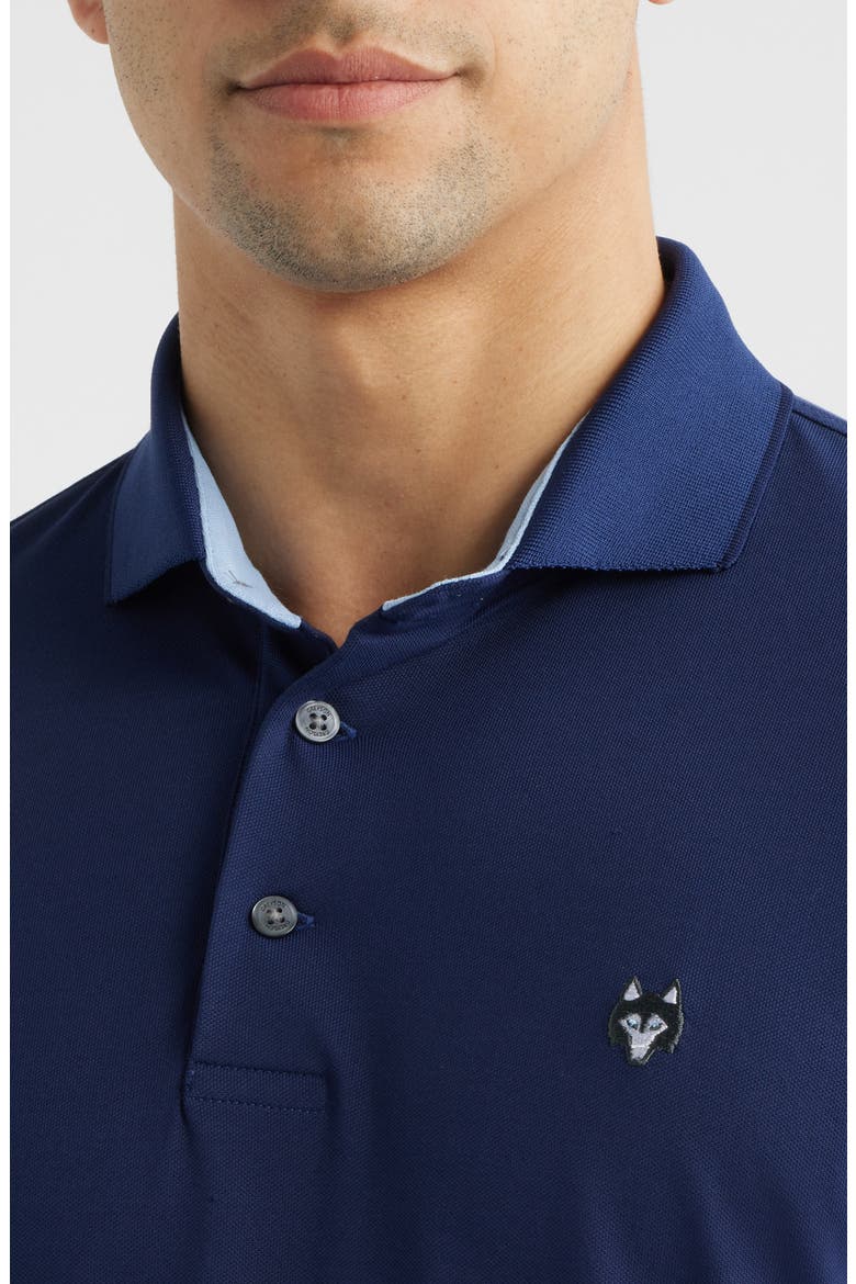 Crowley Icon Piqué Performance Golf Polo, Alternate, color, MALTESE BLUE