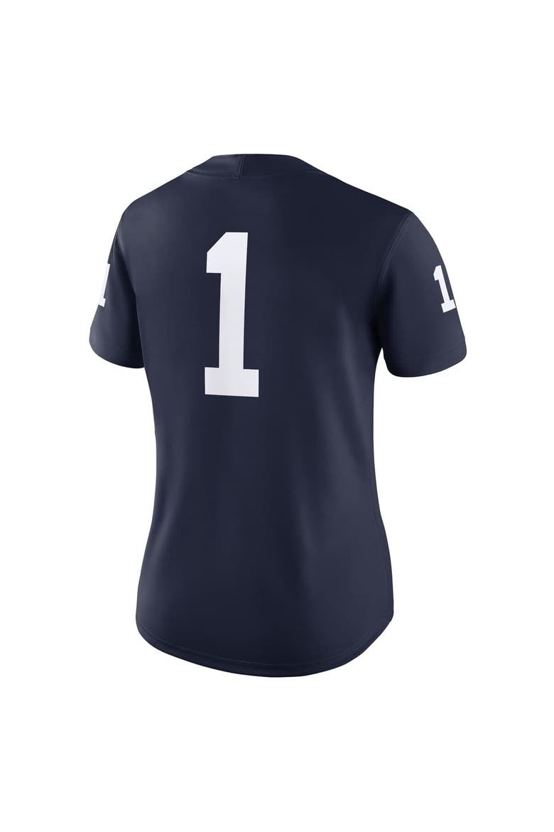 Women's Nike #1 Navy Penn State Nittany Lions Game Jersey, Alternate, color, Navy