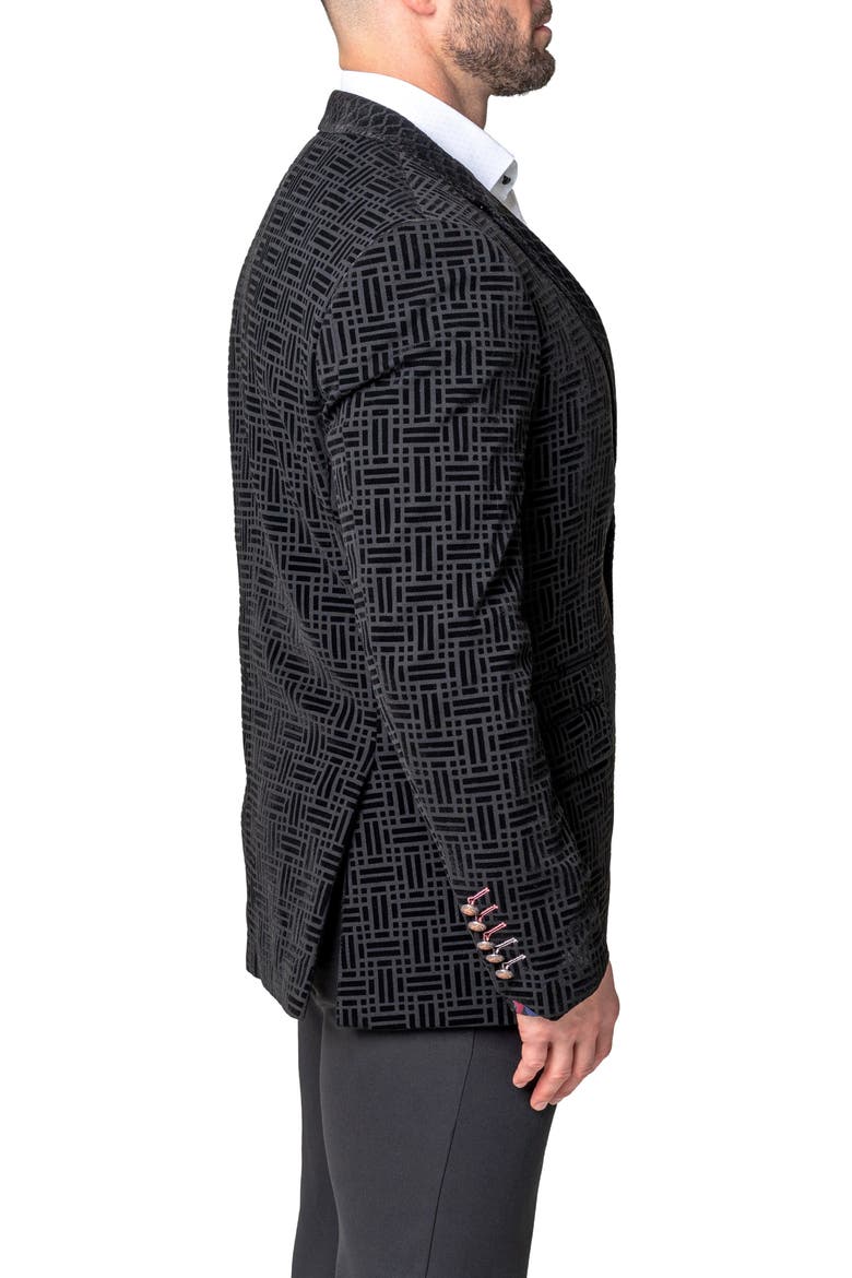Socrates Shadow Black Sport Coat, Alternate, color, BLACK