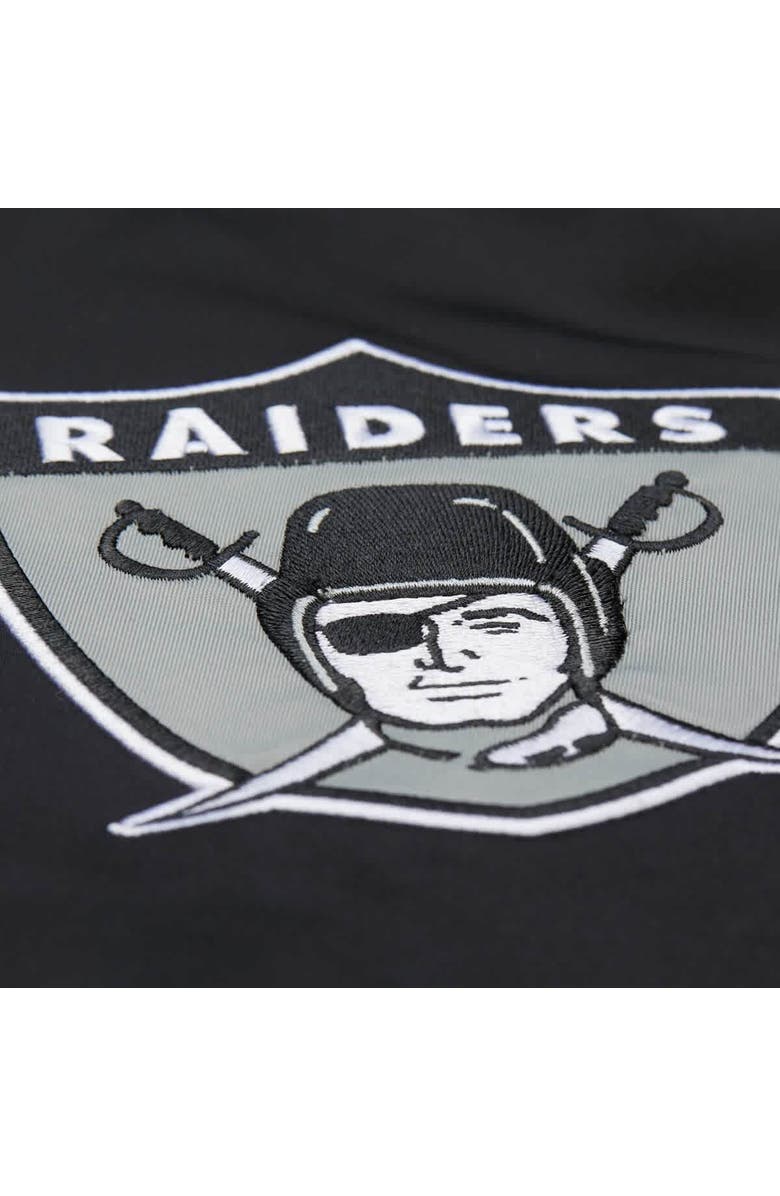 Mitchell
Ness Men
s Mitchell
Ness Black Oakland Raiders Double Down Satin Full-Snap Jacket, Alternate, color,