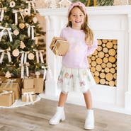 Sweet Wink Merry and Bright Gingerbread Christmas Sweatshirt