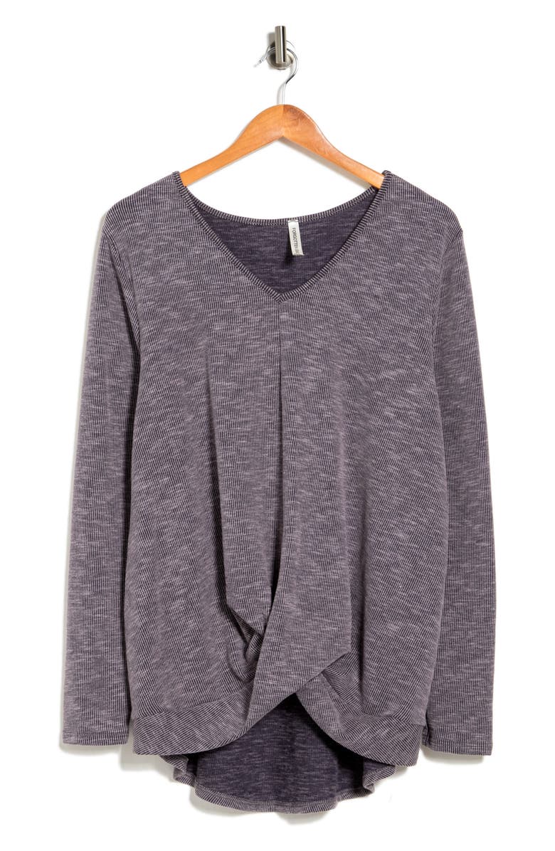 Forgotten Grace Twist Front Blouse, Alternate, color, 