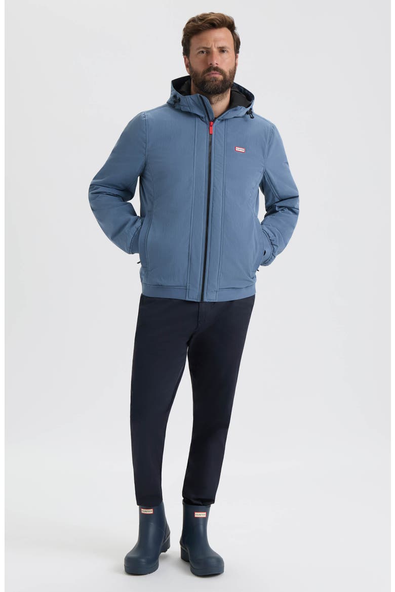 Horley Hooded Water Resistant Ripstop Jacket, Alternate, color, VINTAGE INDIGO