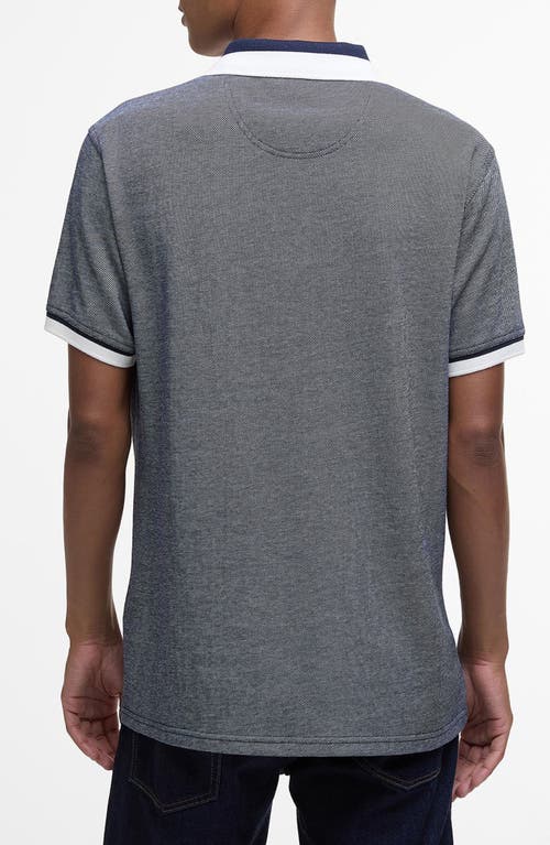 Barbour Helwith Tailored Fit Cotton Polo In Gray
