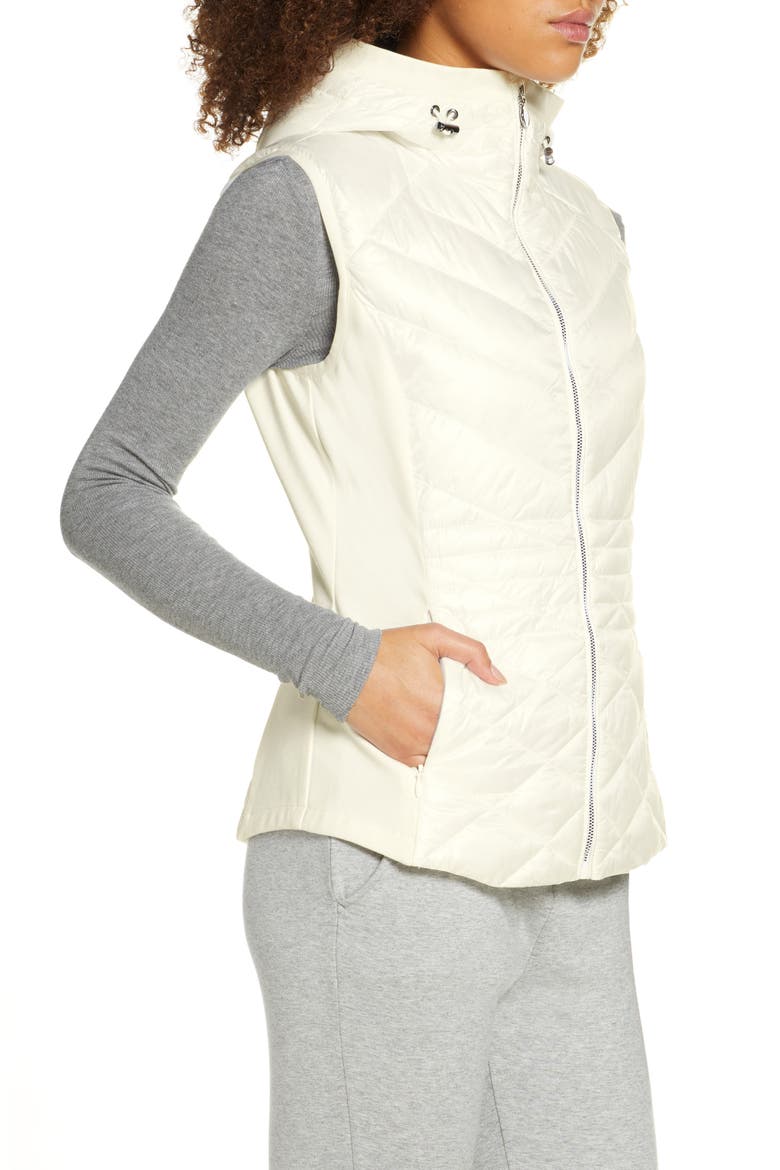 Hybrid Quilted Performance Vest, Alternate, color, IVORY CLOUD