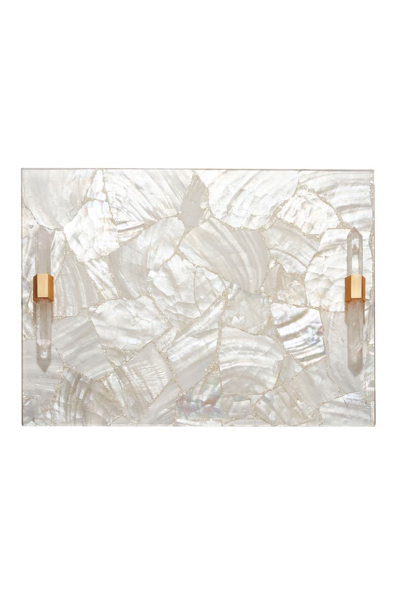 Small Stone Slab Tray, Alternate, color, CRACKLE WHITE MOP
