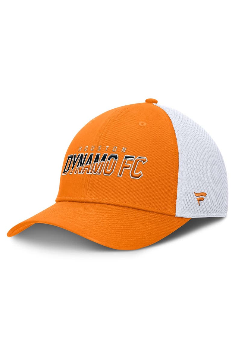 FANATICS Men's Fanatics Orange Houston Dynamo FC Rocket Flex Hat, Alternate, color, Orange