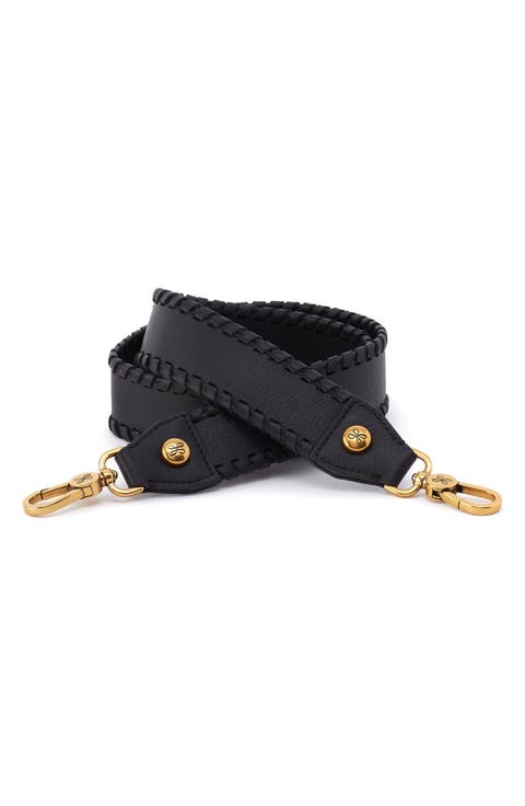 Leather Whipstitch Bag Strap