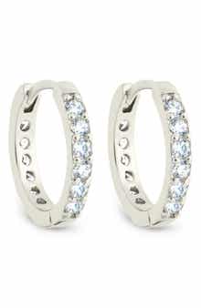 Zadie CZ Everyday Hoop Earrings