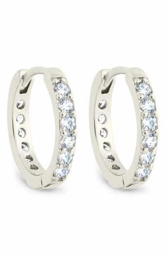 Zadie CZ Everyday Hoop Earrings
