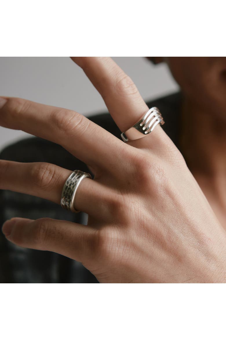 Tough Luck Ring, Alternate, color, Silver