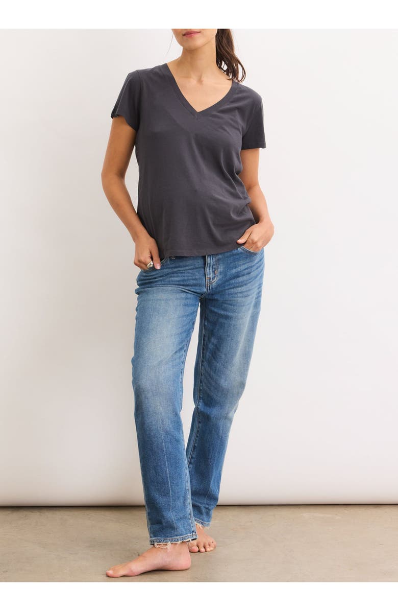 HATCH The Boyfriend Maternity Jean, Alternate, color, Indigo