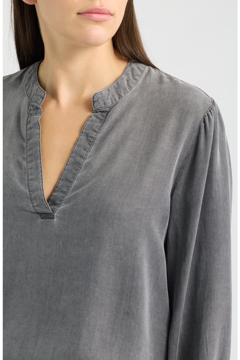 Gathered Top, Alternate, color, CRYSTAL SMOKE WASH