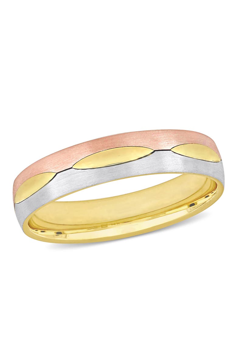 Julianna B. Men's Marquise Design Satin Finish Band 14k, Main, color,