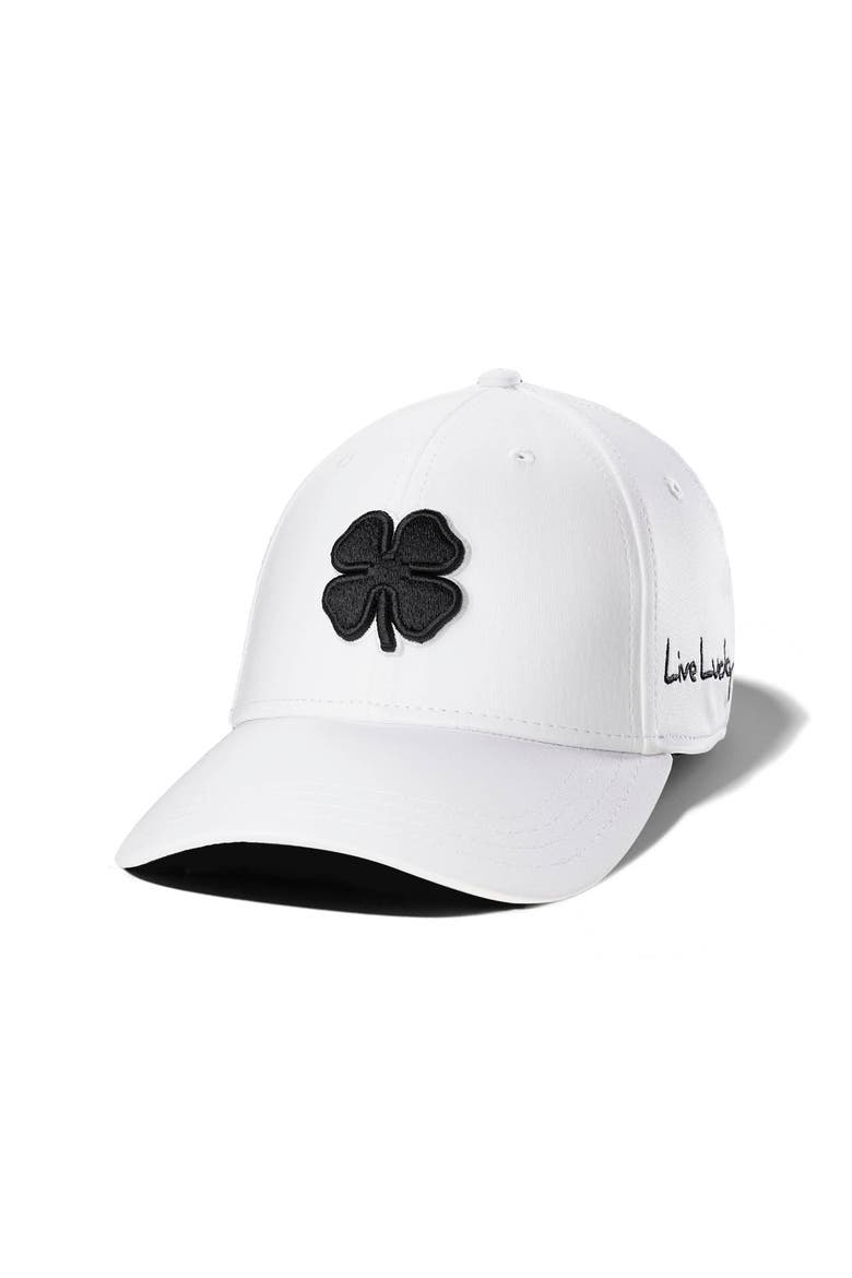 Premium Clover 1 Hat, Alternate, color, White