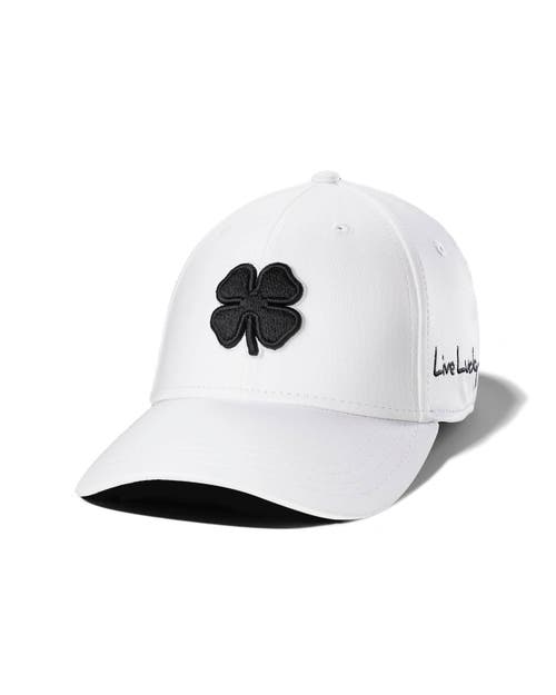 Black Clover Premium Clover 1 Hat In White