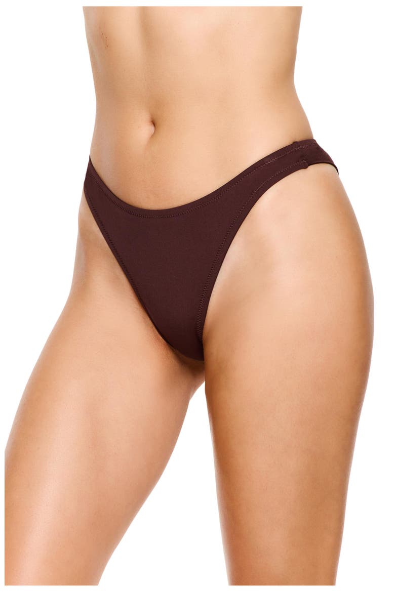 Vacay Mode Bikini Bottom Swimsuit, Main, color, Brown