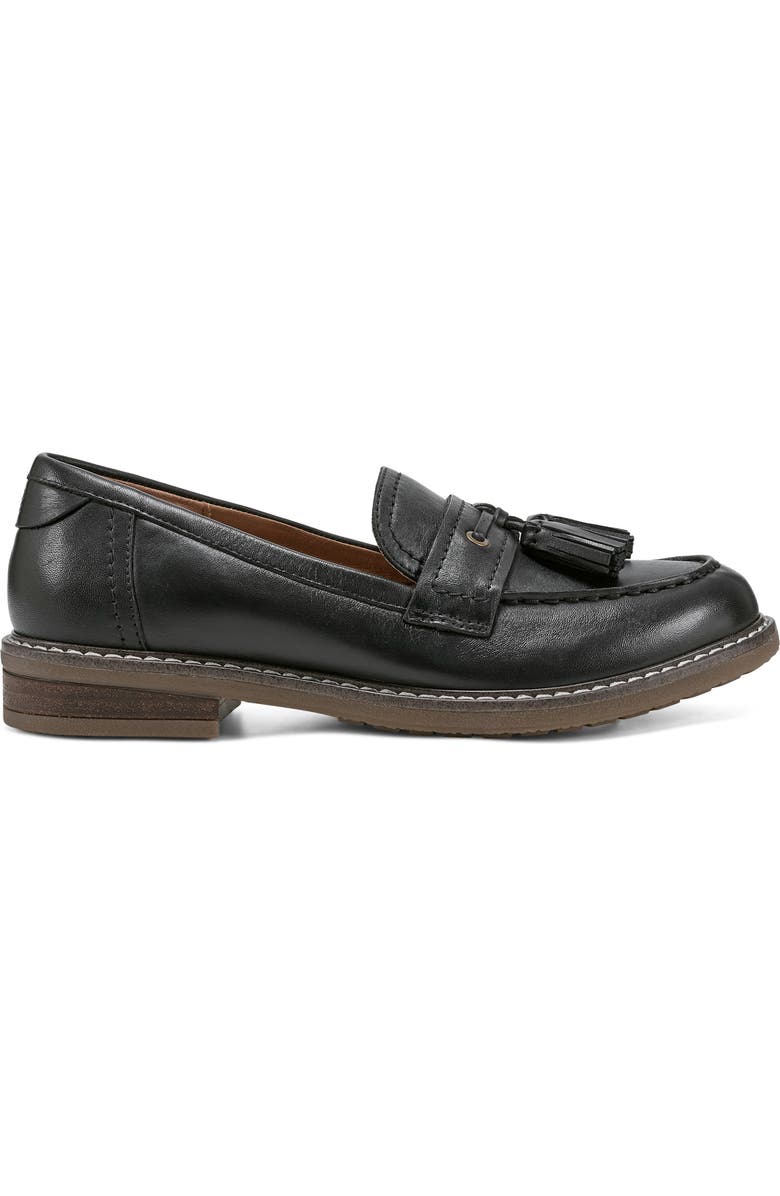 Easy Spirit Janelle Tassel Loafer, Alternate, color, Black