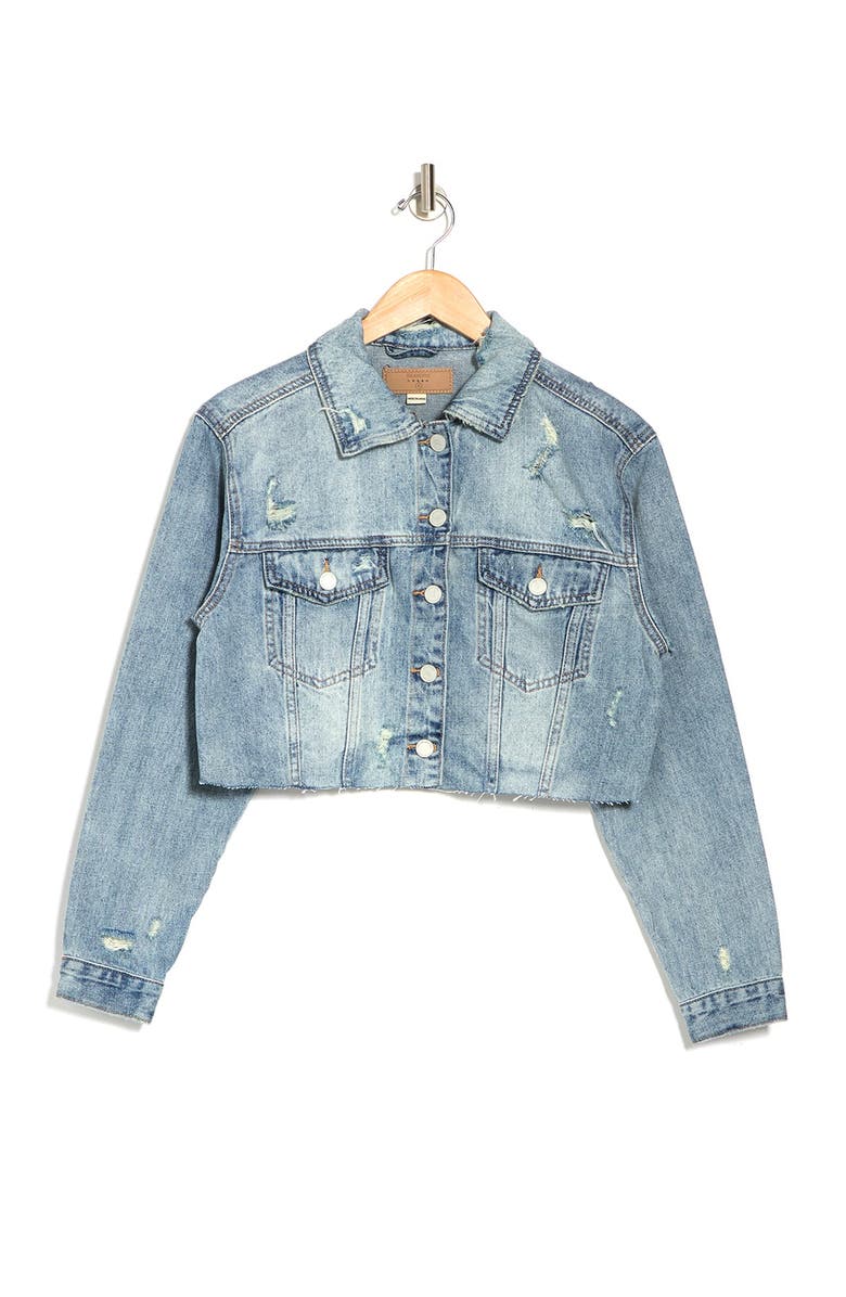 BLANKNYC Crop Denim Jacket, Alternate, color,