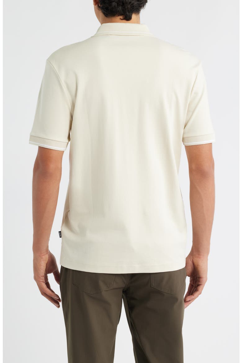 Parlay Tipped Cotton Polo, Alternate, color, OPEN WHITE