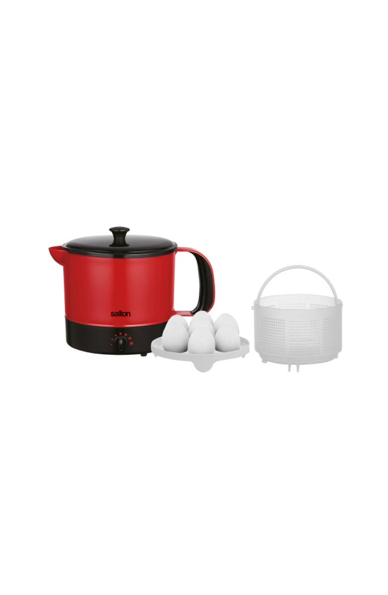 Salton Personal Multipot Multicooker, Alternate, color, Red