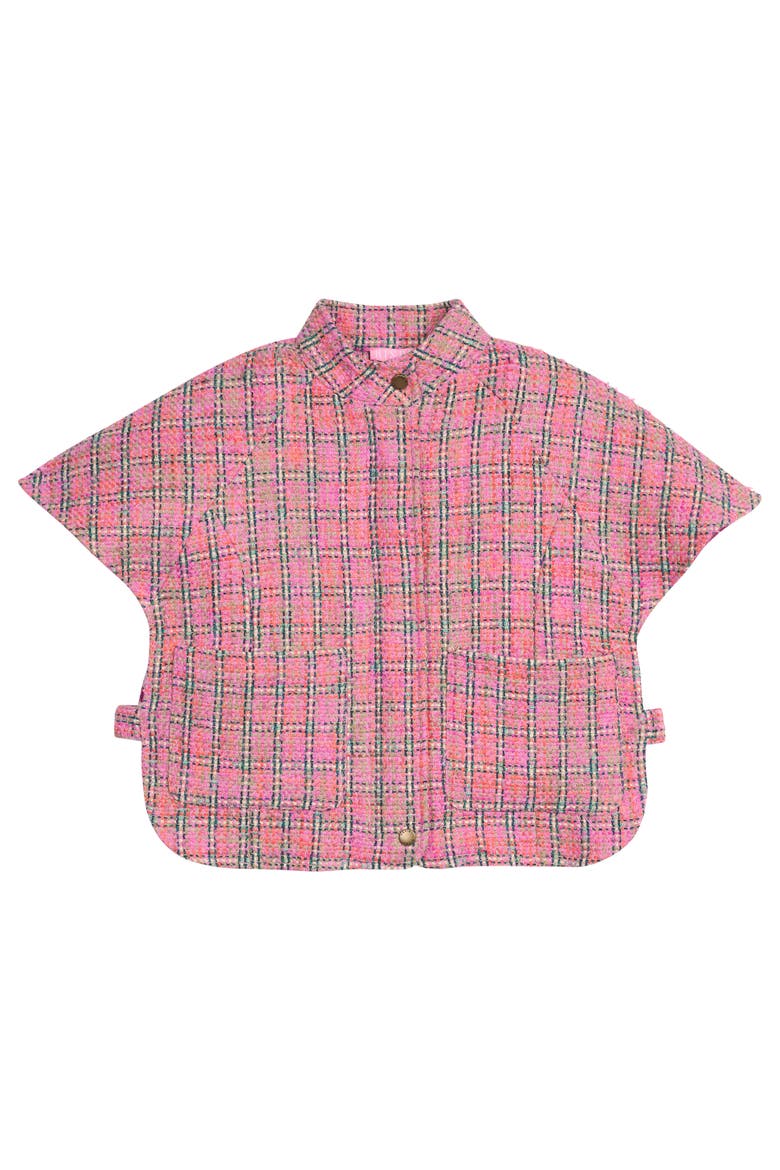 Kids' Tweed Cape, Main, color, Palermo Plaid
