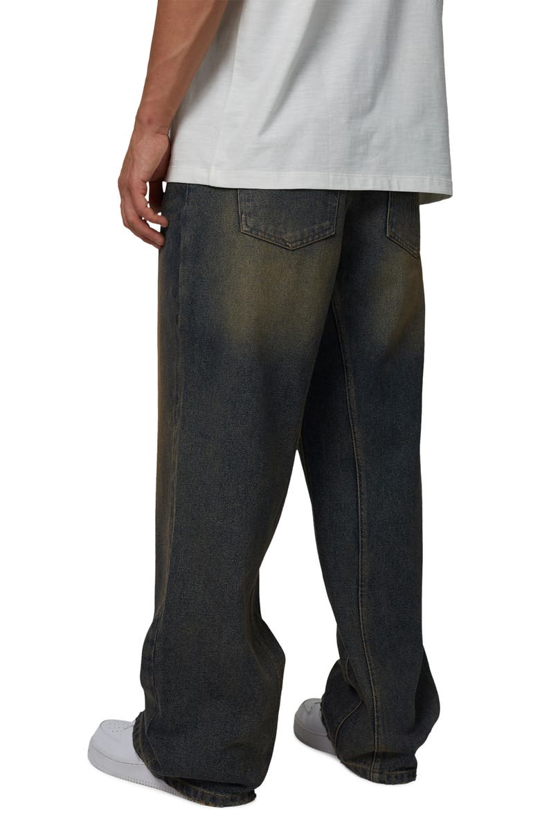 Good For Nothing Straight Leg Baggy Jeans, Alternate, color, Brown