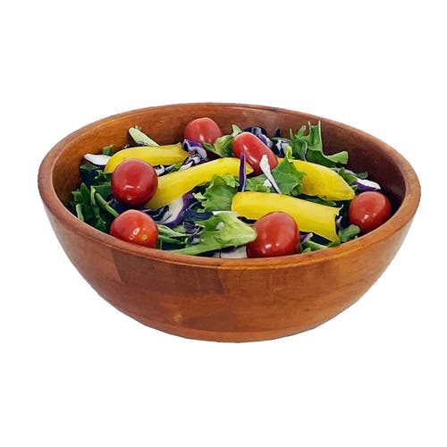 Frieling Rubberwood Conical Bowl, Small 2.5-inch X 7-inch Diameter In Brown